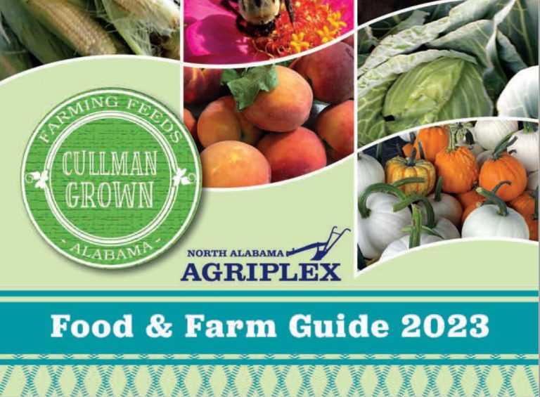 this picture shows a cover of our 2023 food and farm guide