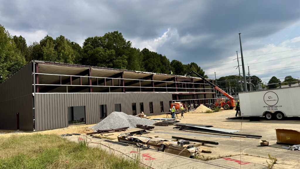 shows the new agriplex building