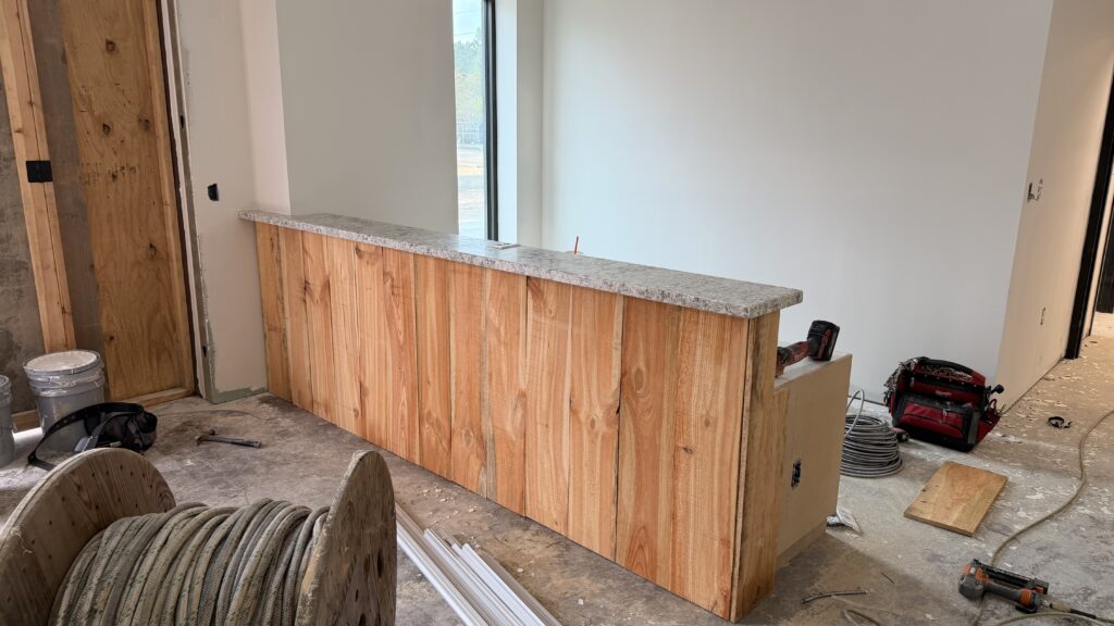 This picture shows our future reception desk